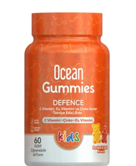 Ocean Gummies Defence 60 Çiğneme Formu - Meliya Kozmetik