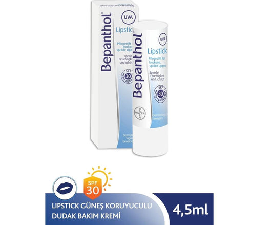 Bepanthol Lipstick 4,5 g – Dudakta Nem ve Koruma Sağlayan Onarıcı Stick