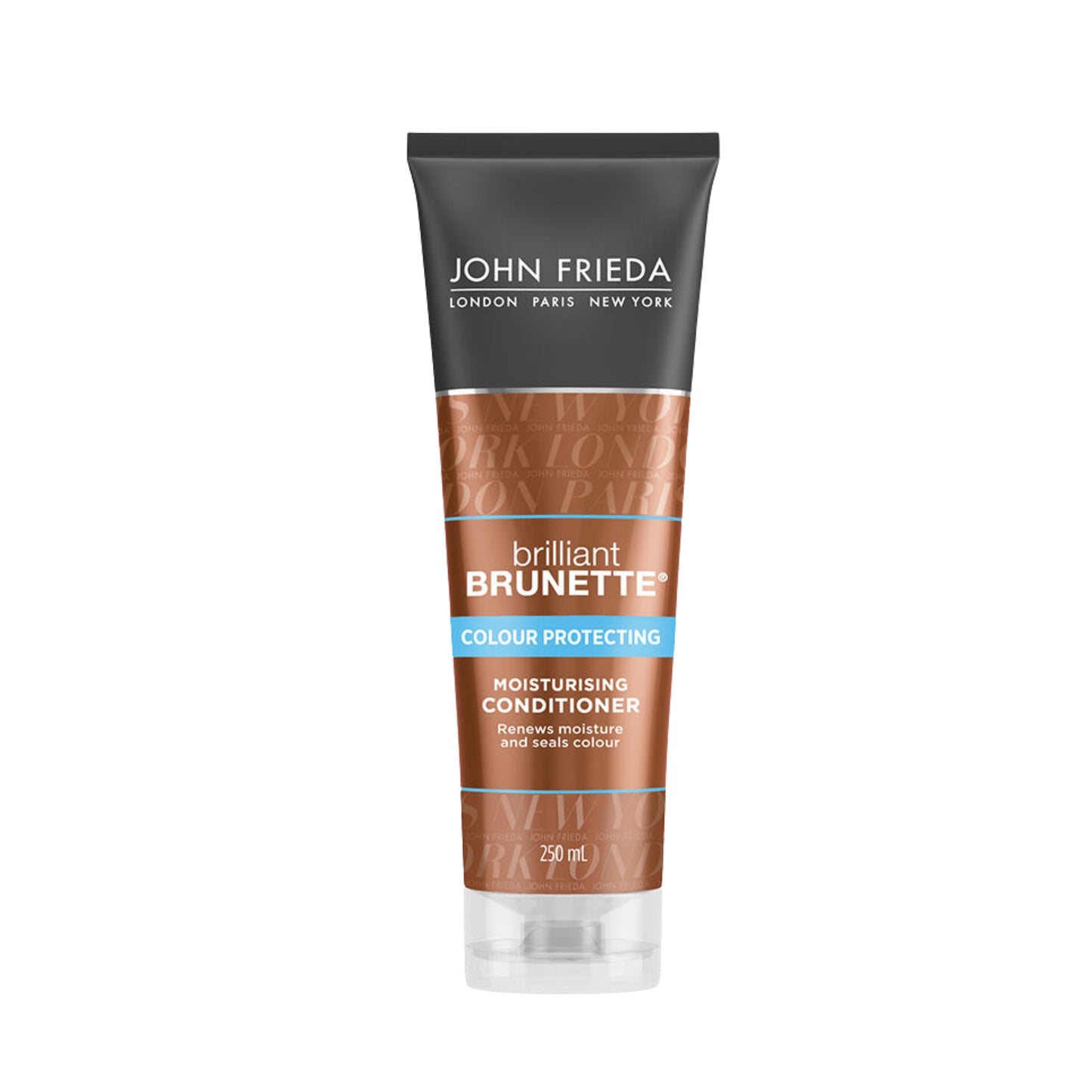 John Frieda Brilliant Brunette Renk Koruyucu Saç Kremi 250 ml – Parlak ve Canlı Kahverengi Tonlar