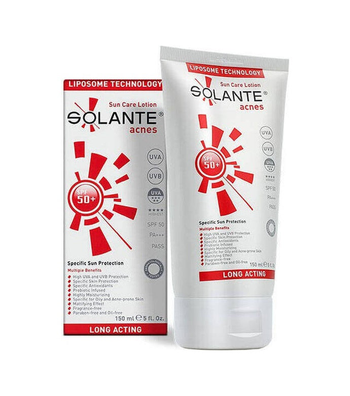 Solante Acnes Sun Care Losyon SPF50 150 ml - Meliya Kozmetik