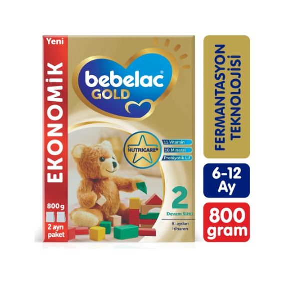 Bebelac Gold 2 Devam Sütü 6 Ay+ 800 gr