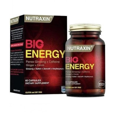 Nutraxin Big Energy 60 Kapsül - Meliya Kozmetik