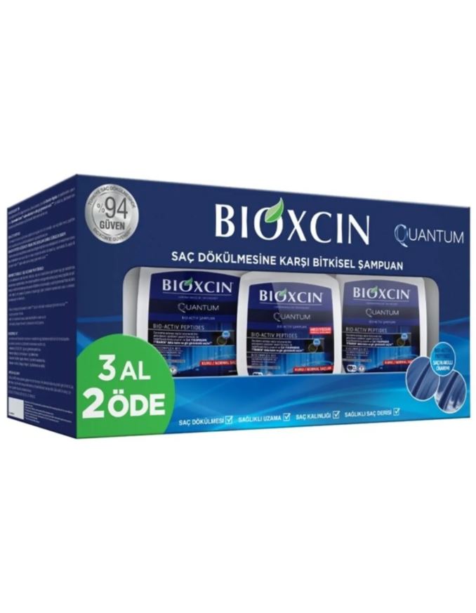 Bioxcin Quantum Kuru ve Normal Saçlar İçin Şampuan 300 ml - 3 Al 2 Öde - Meliya Kozmetik