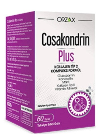 Cosakondrin Plus 60 Tablet – Eklem ve Kıkırdak Sağlığını Destekleyen Takviye Edici Gıda - Meliya Kozmetik