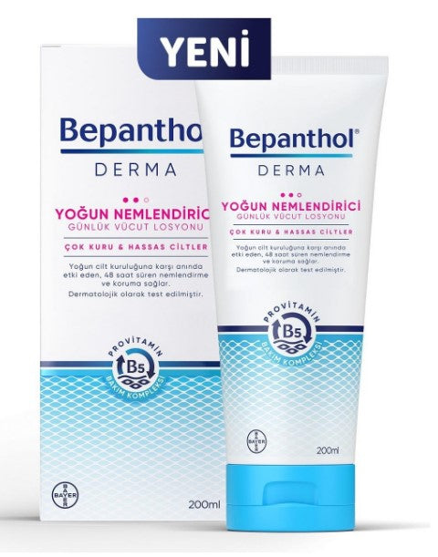 Bepanthol Derma Yoğun Nemlendirici Günlük Vücut Losyonu 200 ml - Meliya Kozmetik