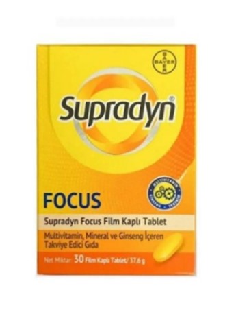 Supradyn Focus Takviye 30 Tablet - Meliya Kozmetik