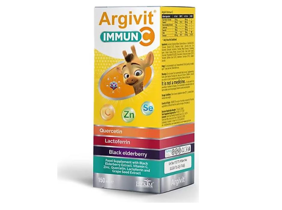 Argivit Immun C Şurup 150 ml - Meliya Kozmetik