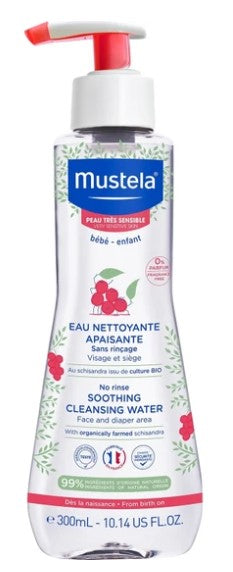 Mustela Soothing Cleansing Water Çok Hassas Ciltler İçin Durulama Gerektirmeyen Temizleme Sıvısı 300 ml - Meliya Kozmetik