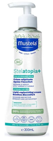 Mustela Stelatopia Lipit Yenileyici Krem Pompalı Şişe 300 ml - Meliya Kozmetik