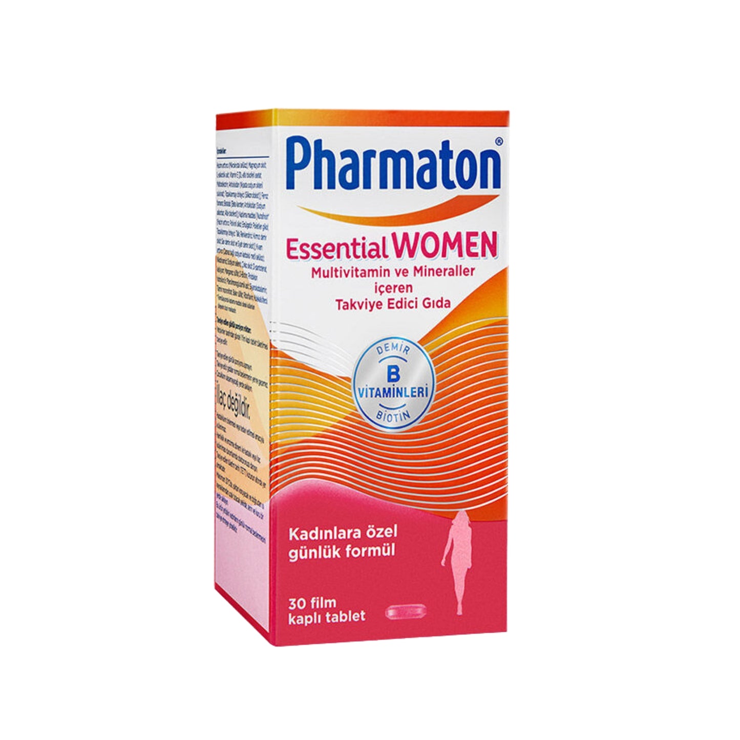 Pharmaton Essential Women 30 Kapsül – Kadınlara Özel Multivitamin ve Günlük Enerji Desteği - Meliya Kozmetik