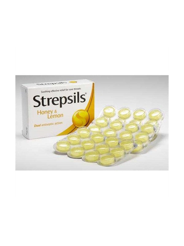 Strepsils Bal & Limon Aromalı 24 Pastil - Meliya Kozmetik