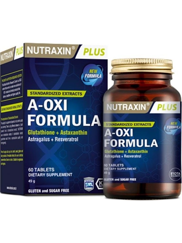 Nutraxin A-Oxi Formula 60 Tablet - Meliya Kozmetik