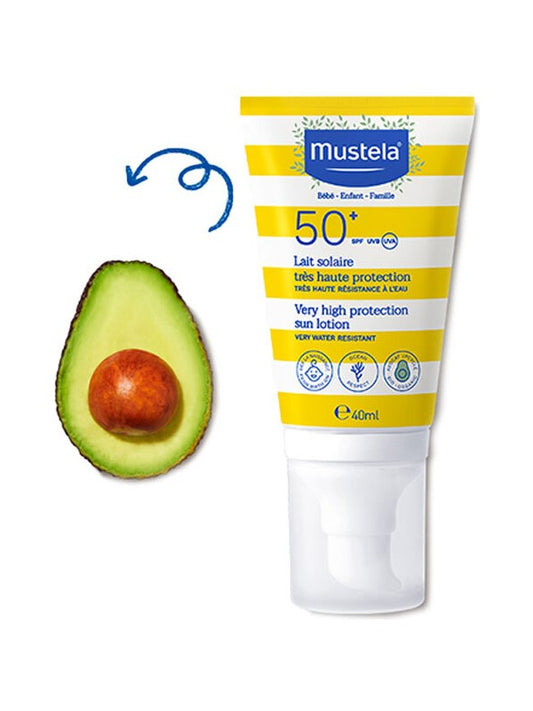 Mustela Güneş Losyonu SPF50 40 ml - Yenidoğan ve Hassas Ciltler İçin Çok Yüksek Koruma - Meliya Kozmetik