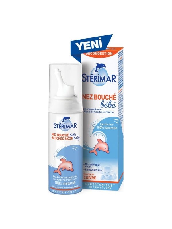 Sterimar Baby Burun Spreyi Blocked Nose Hipertonik Sprey 50 ml - Meliya Kozmetik