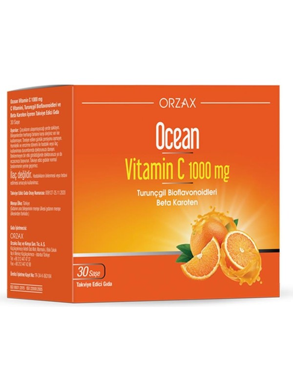 Ocean C Vitamini Takviye 30 Saşe - Meliya Kozmetik