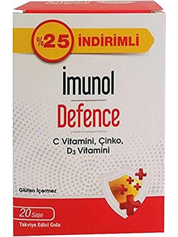 Imunol Defence Gıda Takviyesi 20 Saşe - %25 İndirimli - Meliya Kozmetik