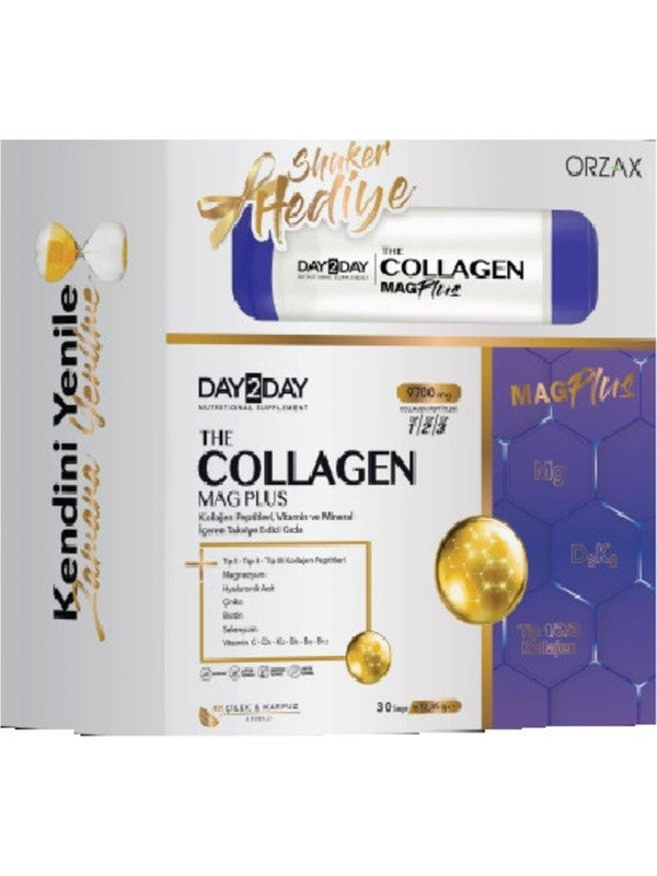 Day2day The Collagen Mag Plus 30 Saşe Shaker Day2day Magplus - Meliya Kozmetik
