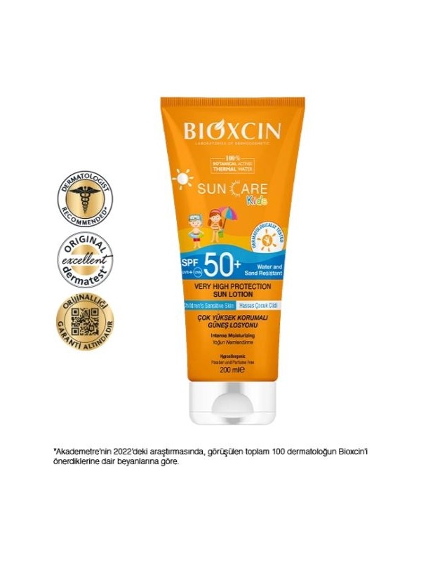 Bioxcin Suncare Kids Losyon SPF50 200 ml - Meliya Kozmetik