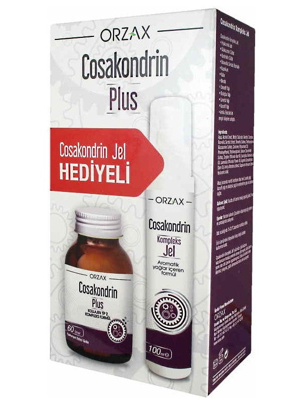 Cosakondrin Plus Gıda Takviyesi 60 Tablet + Cosakondrin Jel 100 ml Hediyeli - Meliya Kozmetik