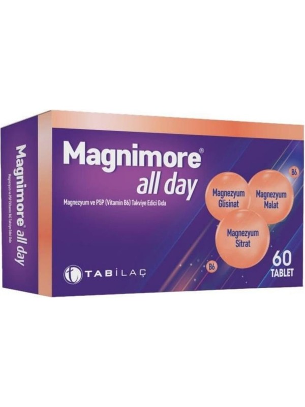 Magnimore All Day 60 Takviye - Meliya Kozmetik