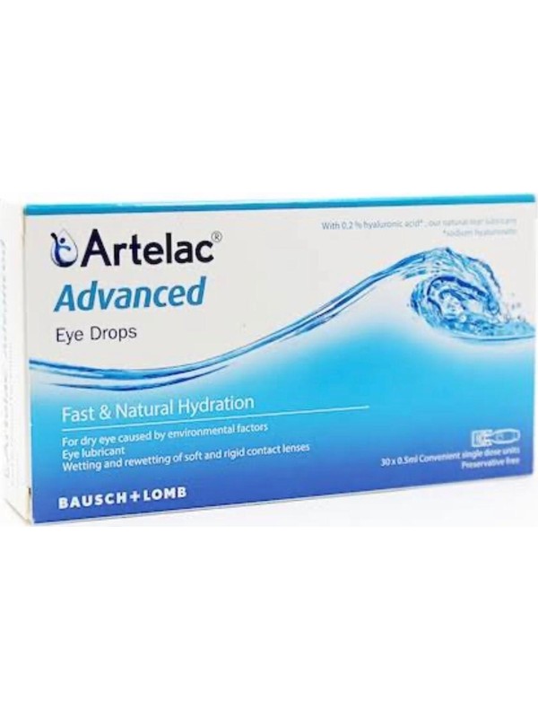 Artelac Advanced Göz Damlası 30 Flakon 0,5 ml - Meliya Kozmetik