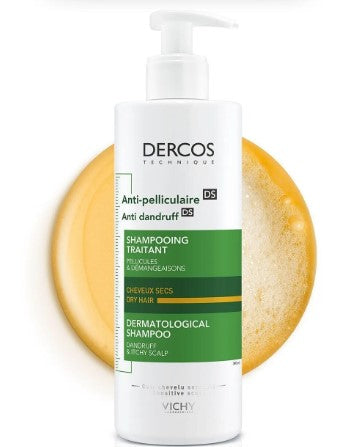 Vichy Dercos Anti-Dandruff Şampuan Kuru Saçlar için Kepek Karşıtı 390 ml - Meliya Kozmetik