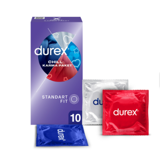 Durex Chill Karma Paket Prezervatif 10'lu - Meliya Kozmetik