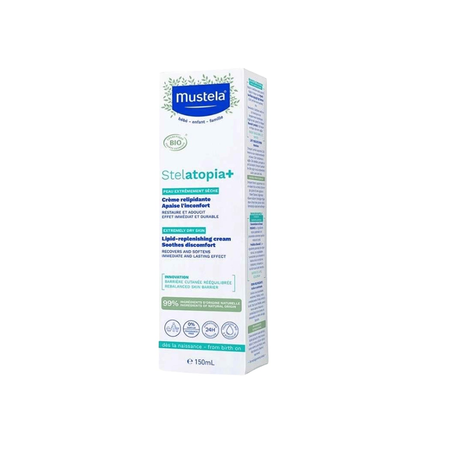 Mustela Stelatopia Lipid Yenileyici Krem 150 ml – Atopiye Eğilimli ve Çok Kuru Ciltler İçin Nemlendirici ve Onarıcı Bakım - Meliya Kozmetik