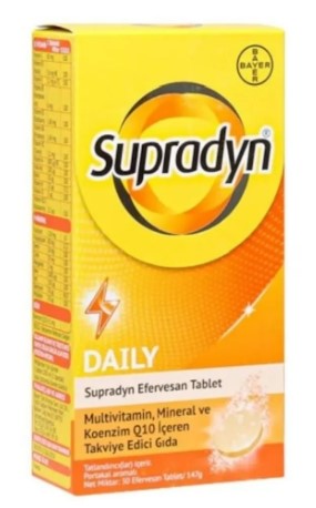 Supradyn Daily 30 Efervesan Tablet - Meliya Kozmetik