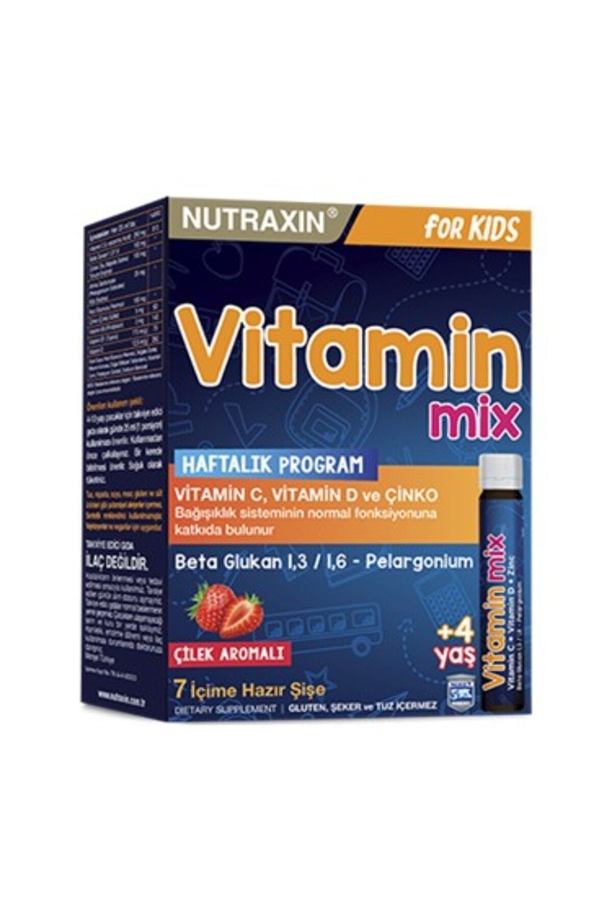 Nutraxin Vitamin Mix For Kids 7x25 ml - Meliya Kozmetik