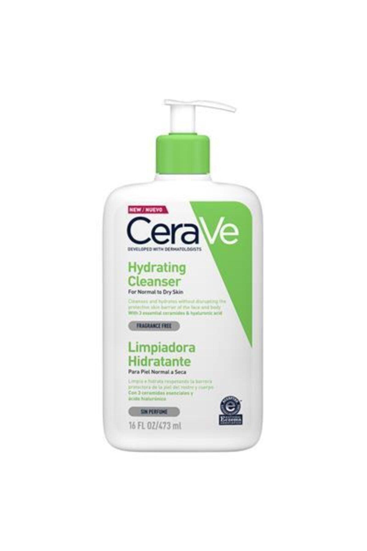 Cerave Hydrating Cleanser Normal ve Kuruya Dönük Ciltler İçin Nemlendiren Temizleyici 473 ml - Meliya Kozmetik