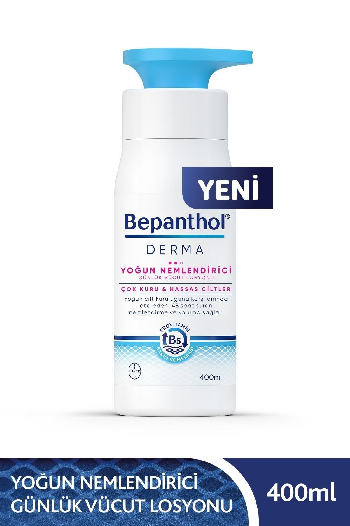 Bepanthol Derma Yoğun Nemlendirici Günlük Vücut Losyonu 400 ml - Meliya Kozmetik