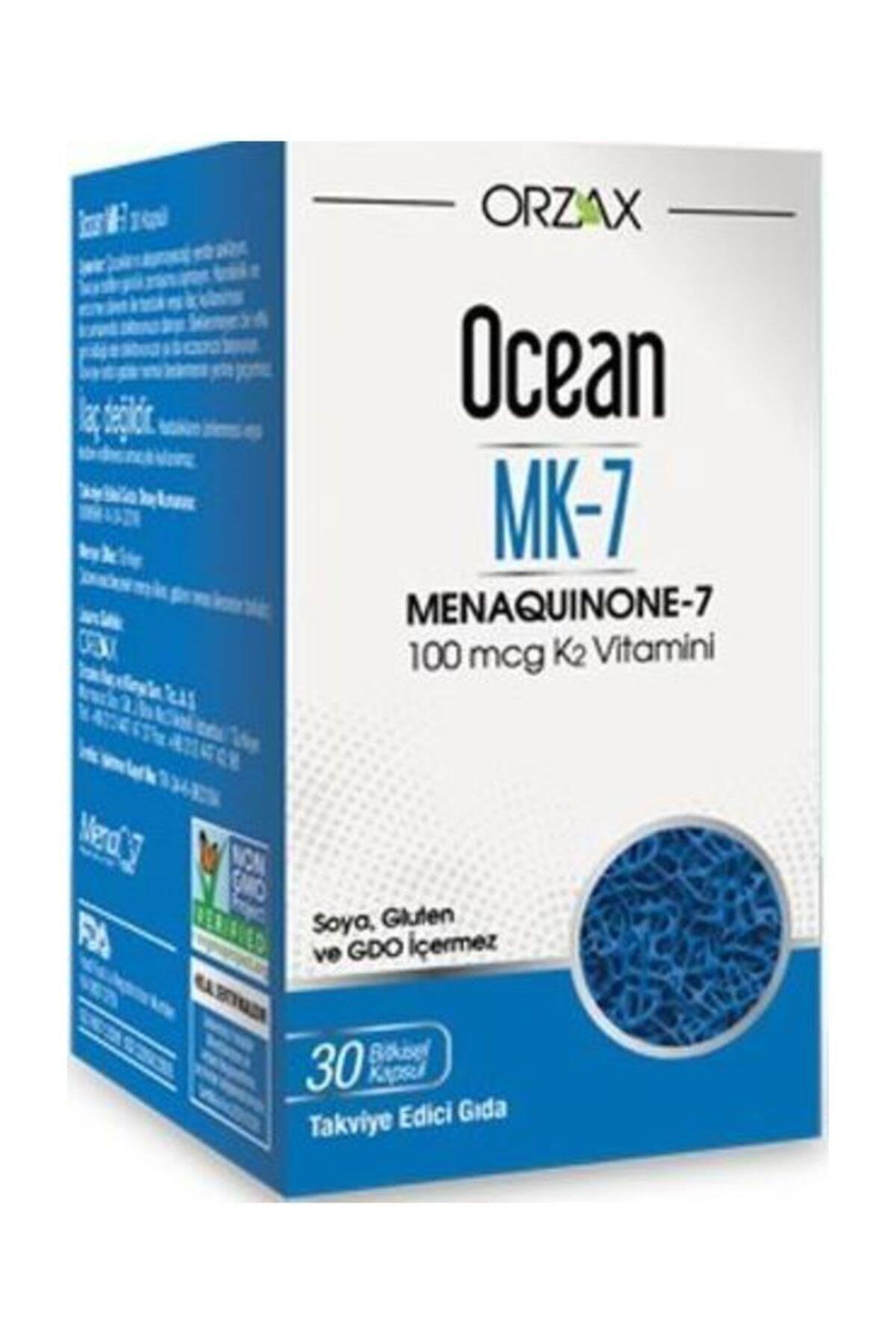 Ocean MK-7 100 mcg Vitamin K2 Takviye Edici Gıda 30 Kapsül - Meliya Kozmetik