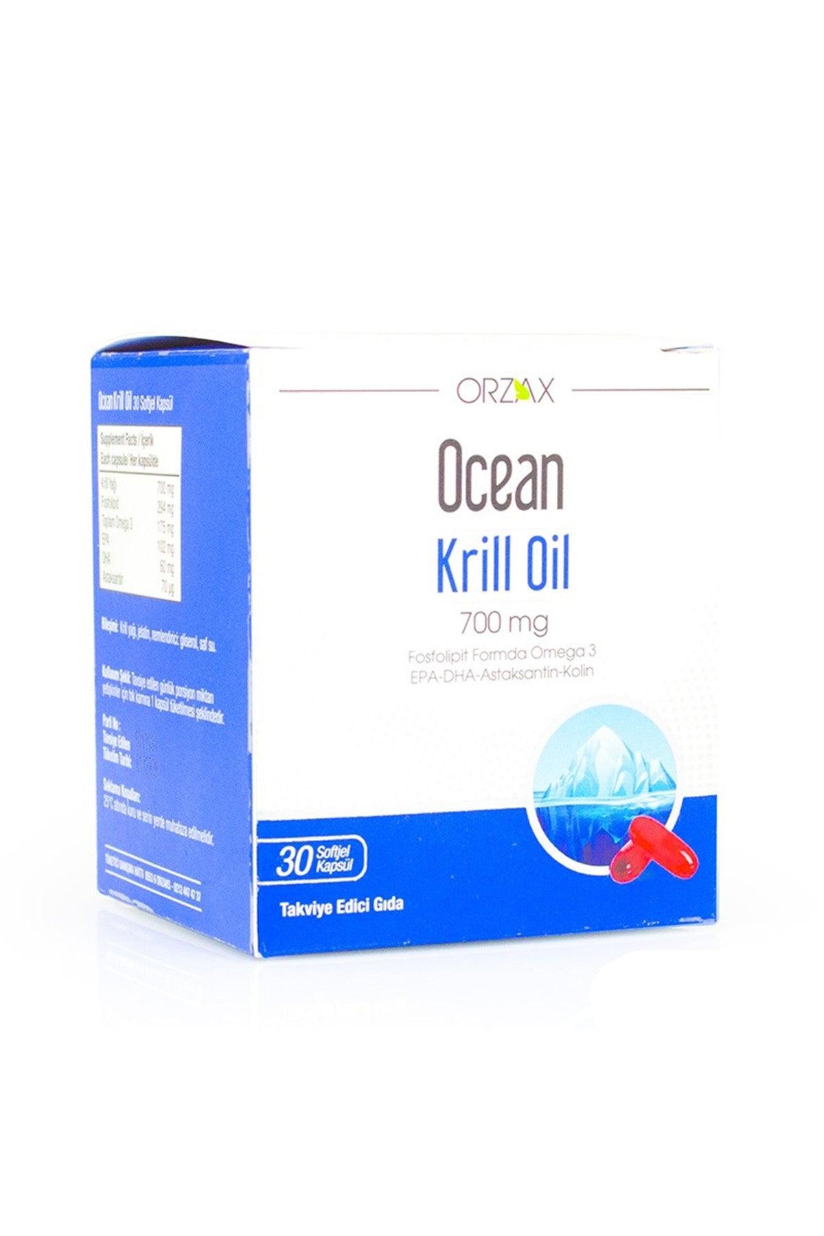 Ocean Krill Oil 700 mg 30 Kapsül - Meliya Kozmetik