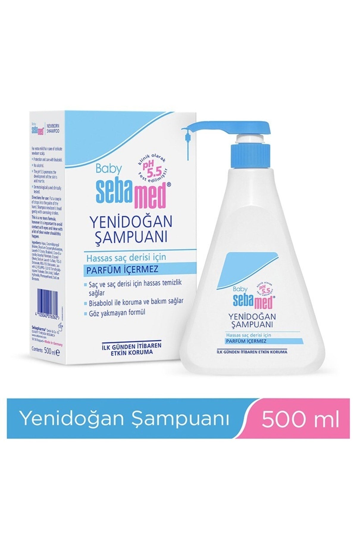 Sebamed Yenidoğan Şampuan 500 ml - Meliya Kozmetik