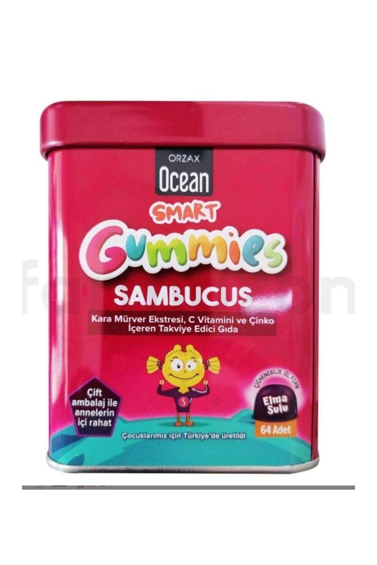 Ocean Smart Gummies Sambucus Takviye Edici Gıda 64'lü - Meliya Kozmetik