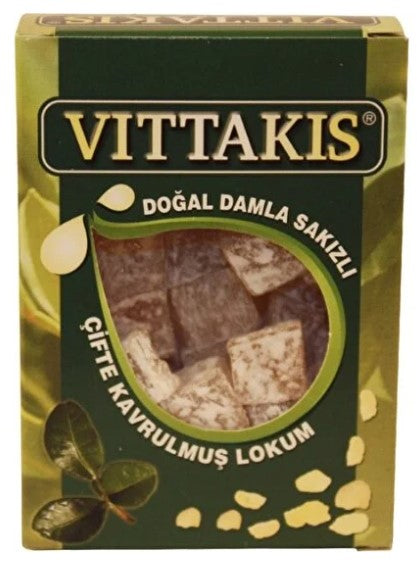 Meliya Kozmetik Vittakis damla sakızı aromalı çifte kavrulmuş lokum kutusu