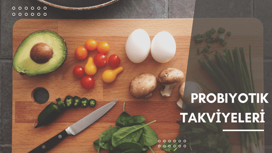 Probiyotik takviyeleri ne işe yarar sorusuna yanıt avokado, yumurta, mantar ve sebzeler.
