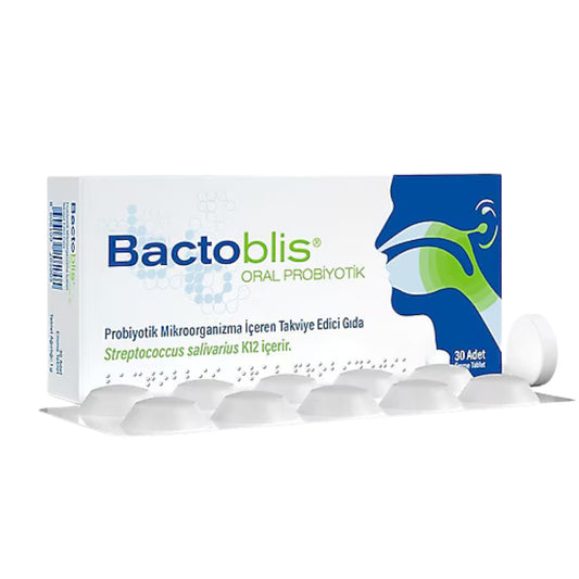 Bactoblis Probiyotik 30 Tablet – Ağız ve Boğaz Florası Desteği