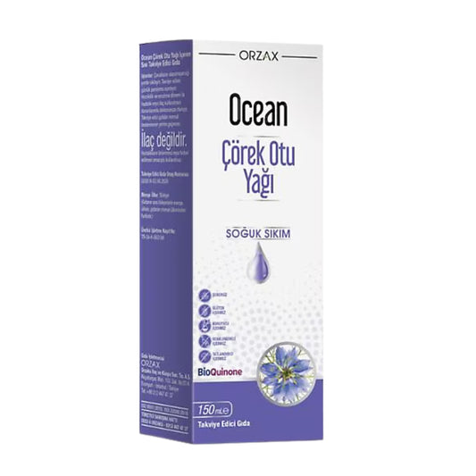 Orzax Soğuk Sıkım Çörek Otu Yağı 150 ml - Saf ve Doğal