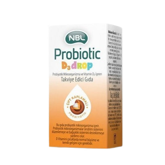 NBL Probiotic D3 Drop 7,5 ml – Probiyotik ve D3 Vitaminini Bir Arada Sunan Takviye Damla