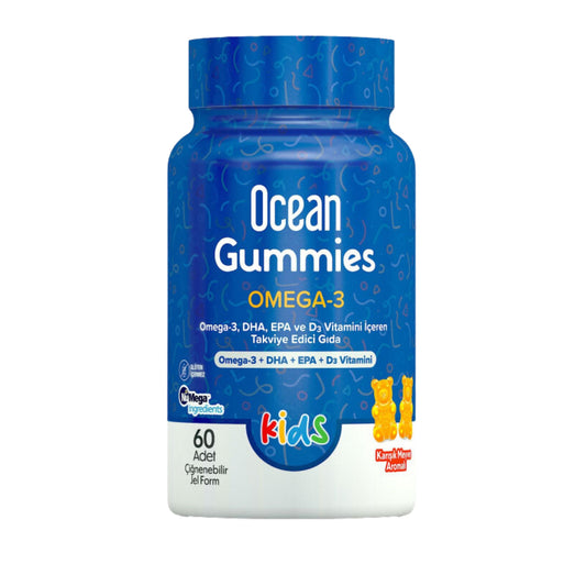 Omega-3 Balık Yağı Aromalı Gummy 60 Adet