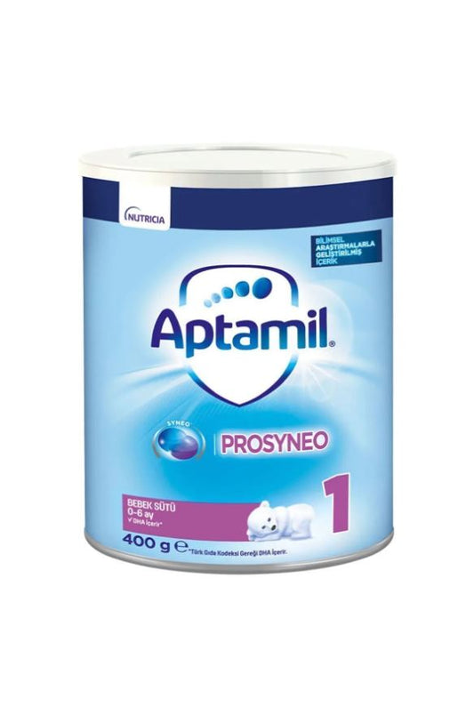 Meliya Kozmetik Aptamil Prosneo 1 yeni doğan süt bazlı mama 400 gram teneke kutu