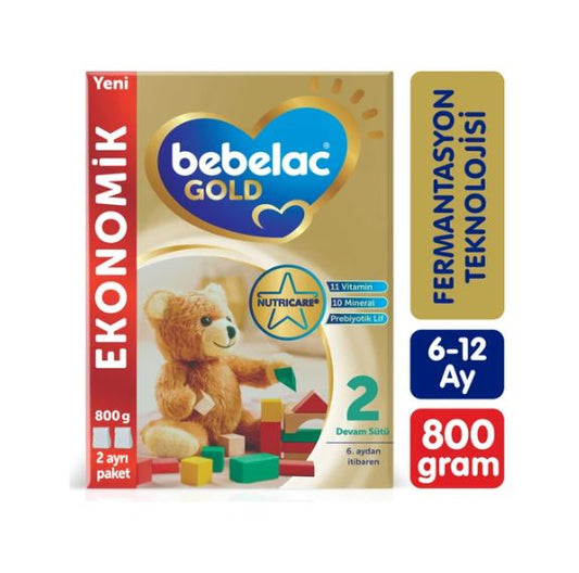 Bebelac Gold 2 Devam Sütü 6 Ay+ 800 gr