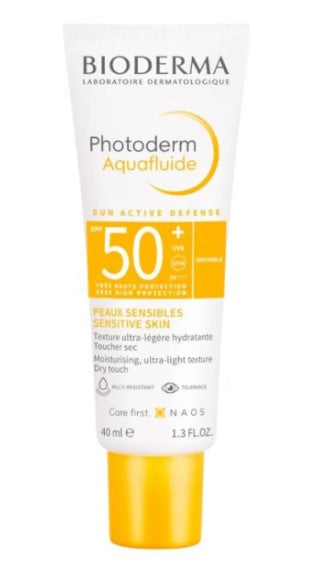 Bioderma Photoderm Aquafluide yüksek korumalı spf 50 krem hassas ciltler için 40 ml