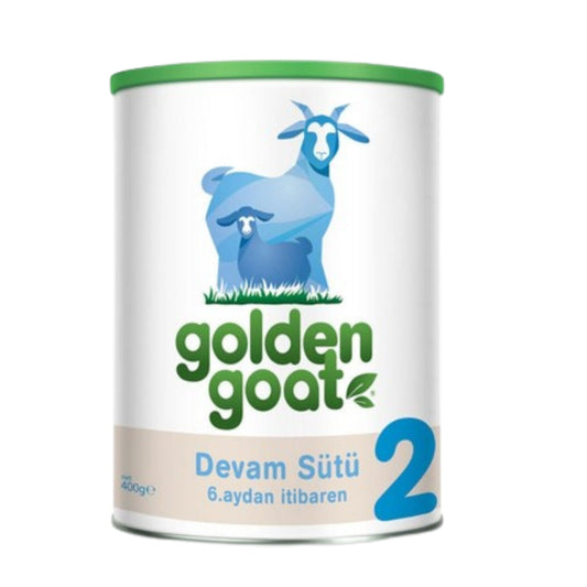 Meliya Kozmetik Golden Goat Devam Sütü 6 Aydan İtibaren bebekler için keçi sütü maması 400 gram kutu