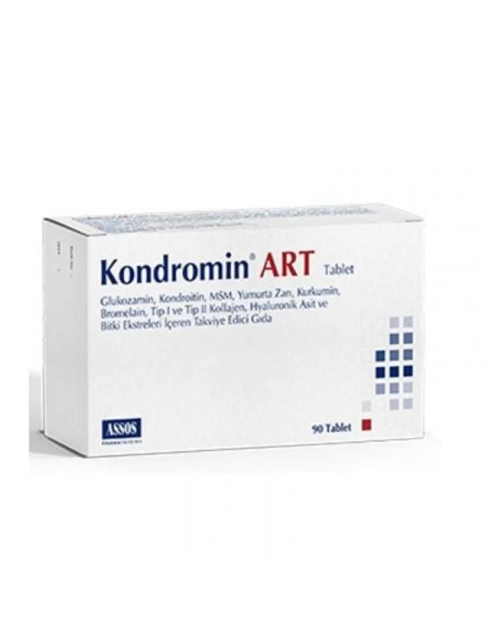 Kondromin Art 90 Tablet – Eklem ve Kıkırdak Sağlığı İçin Glukozamin, Kondroitin ve MSM Takviyesi - Meliya Kozmetik
