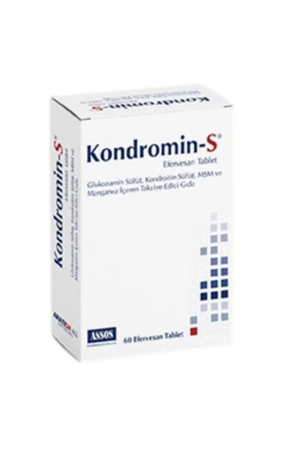 Kondromin-S 60 Efervesan Tablet – Eklem ve Kıkırdak Sağlığı İçin Kolajen, Glukozamin ve C Vitamini Desteği - Meliya Kozmetik