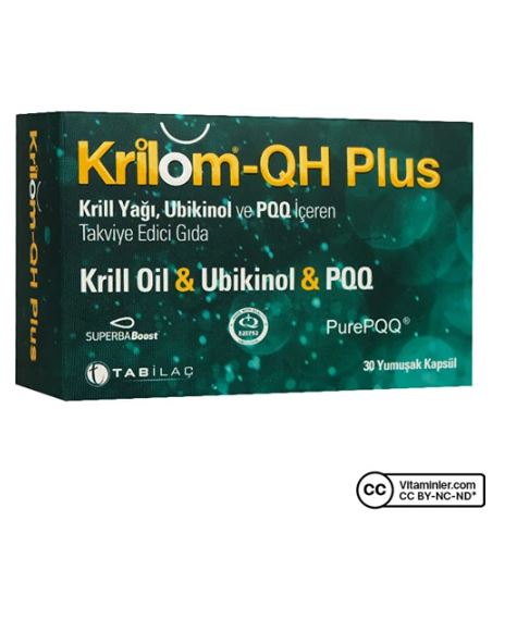 Krilom QH Plus 30 Yumuşak Kapsül