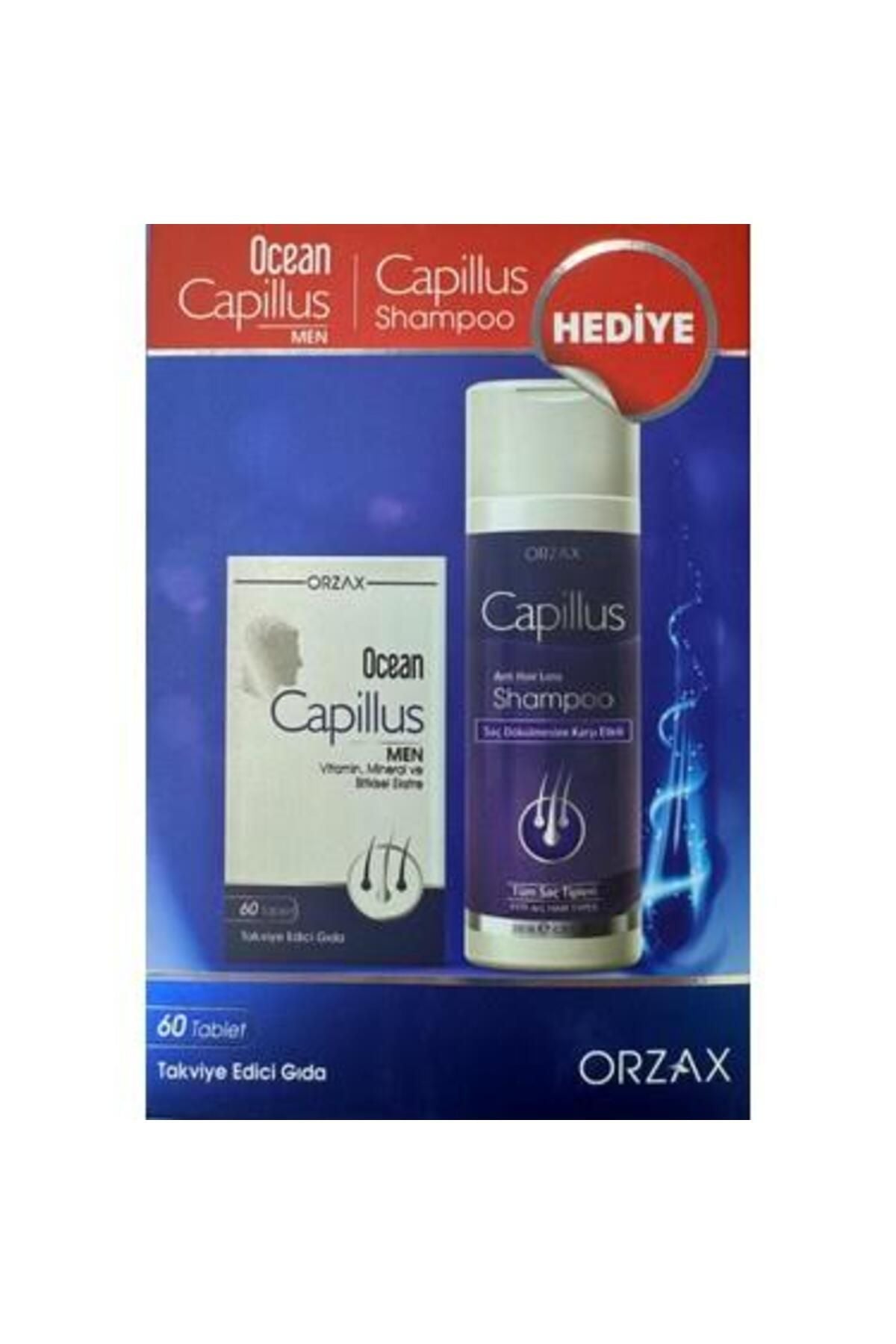 Meliya Kozmetik erkeklere özel saç dökülmesi tableti ve hediye şampuan paketi
